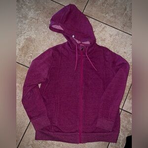Figs Magenta Essential Fleece Hoodie